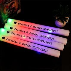 Glow Sticks Vaahto Led Stick Palm Bulkki Hehkuva Lasit Valoisa Päähine Hehkuva Sormukset 15 kpl Foam Stick hinta ja tiedot | Puutarha- ja ulkovalot | hobbyhall.fi