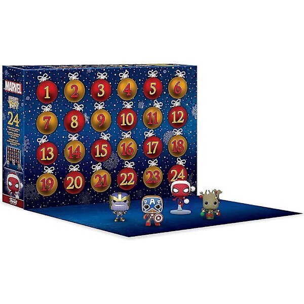 Funko Pop Advent Calendar Marvel Limited Edition 24 minifiguuria Uusi sinetöity hinta ja tiedot | Joulukoristeet | hobbyhall.fi