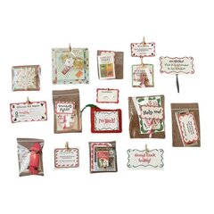 Elf Kit 30 Days Of Christmas, Roliga Elf-aktiviteter, Elf Props, Elf On The Shelf Kit, Countdown Fun Ch hinta ja tiedot | Joulukoristeet | hobbyhall.fi