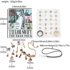 Taylor Swift Blind Box -lahjat faneille - Puhu nyt, keskiyöt, maine, musiikkialbumin rannerengas - Blind Box -joulu adventtikalenteri Taylor-rannerengas hinta ja tiedot | Joulukoristeet | hobbyhall.fi