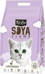 Kasviperäinen kuivike Kit Cat SoyaClump Lavender, 7 l hinta ja tiedot | Kissanhiekka | hobbyhall.fi