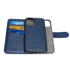 Phonet-lompakkokotelo magneettikuorella iPhone 15 / 14 / 13 Blue hinta ja tiedot | Puhelimen lisätarvikkeet | hobbyhall.fi