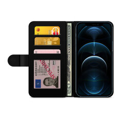 Bjornberry Wallet Case iPhone 12 - vihreä marmori hinta ja tiedot | Puhelimen lisätarvikkeet | hobbyhall.fi