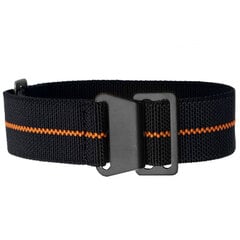 (22mmBlack Orange-B)Elastinen nailonranneke Samsung Galaxy -kelloille 3 41 45mm ranneke Amazfit Nato -kellojoukkojen laskuvarjolaukun kellorannekkeille - kellorannekkeet hinta ja tiedot | Älykellojen ja aktiivisuusrannekkeiden lisätarvikkeet | hobbyhall.fi