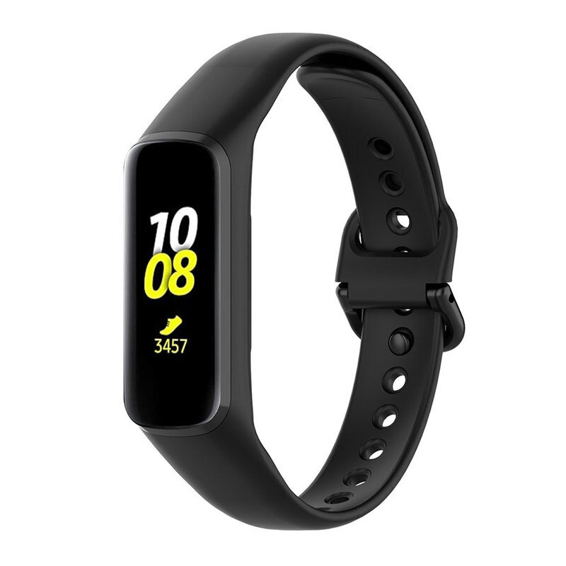 (Musta)Silikoninen urheilukellon ranneke Samsung Galaxy Fit 2 SM R220 rannekorun vaihtorannekello Samsung Galaxy Fit2 Correalle|Älykkäät tarvikkeet| hinta ja tiedot | Älykellojen ja aktiivisuusrannekkeiden lisätarvikkeet | hobbyhall.fi