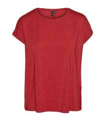 Vero Moda naisten t-paita 10250488*01, punainen/ kulta 5715613896074 hinta ja tiedot | Naisten T-paidat | hobbyhall.fi