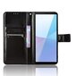 Samsung Galaxy A05 Crazy Horse Wallet PU-nahka - musta musta hinta ja tiedot | Puhelimen lisätarvikkeet | hobbyhall.fi