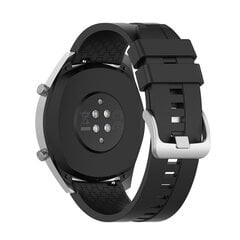 (Samsung 42mm Black) Silikonihihna Huawei Watch 3:lle/huawei Watch Gt2:lle/samsung Galaxy Watch 3/active 2 vaihtohihnalle Amazfit Gtr:lle - Kellon rannekkeet hinta ja tiedot | Älykellojen ja aktiivisuusrannekkeiden lisätarvikkeet | hobbyhall.fi