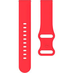 (Punainen) 22 mm:n pikakiinnitys silikoniranneke Xiaomi Mi Watch Color Sports Edition -älykellon rannekoru Ranneke Ranneke - Kellon rannekkeet hinta ja tiedot | Älykellojen ja aktiivisuusrannekkeiden lisätarvikkeet | hobbyhall.fi