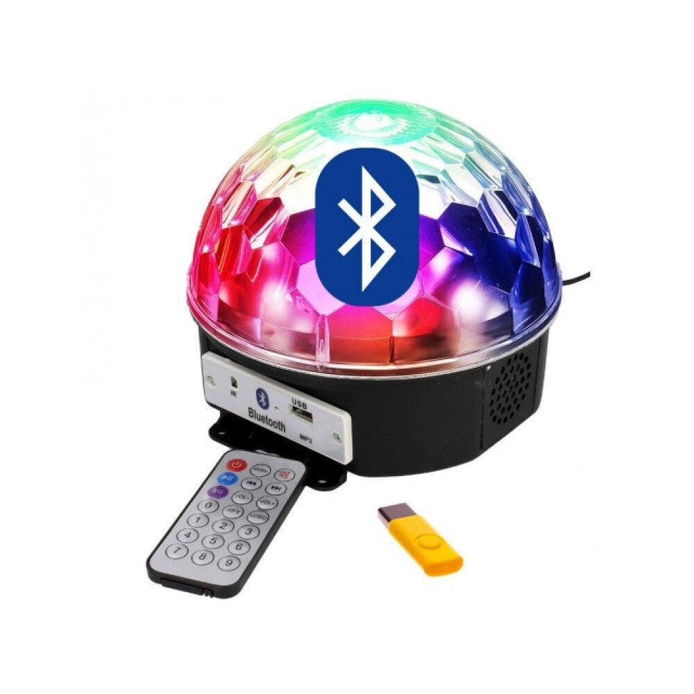 XXL Disco Kula Projektori – Bluetooth-kaiutin ja kaukosäädin – Täydellinen karnevaaleihin hinta ja tiedot | Lastenhuoneen valaisimet | hobbyhall.fi