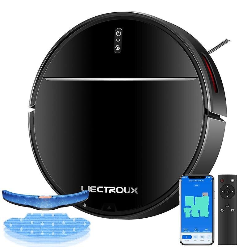 LIECTROUX M7S PRO -robottipölynimuri karttanavigointi,WiFi-sovellus,sweeper Wet Mop,4000Pa imuteho,työ Alexan ja Google Homen kanssa hinta ja tiedot | Puutarha- ja ulkovalot | hobbyhall.fi