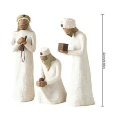 Willow Tree Three Kings -figuurit hinta ja tiedot | Joulukoristeet | hobbyhall.fi