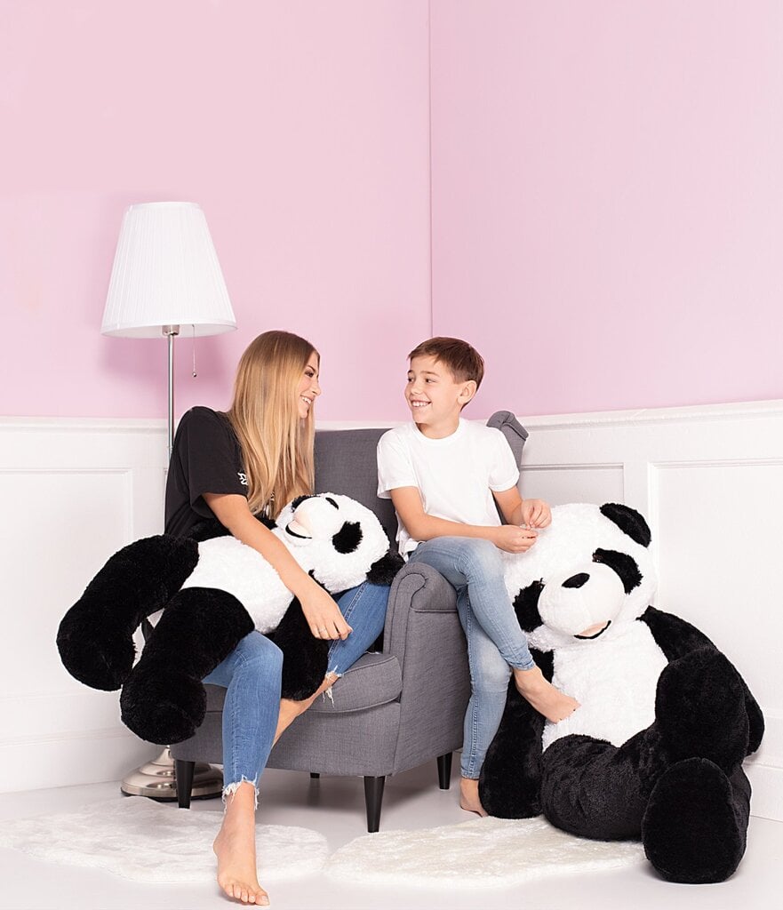 Iso pehmo Panda Pado 200 cm, valkoinen, pehmeä lelu hinta ja tiedot | Pehmolelut | hobbyhall.fi