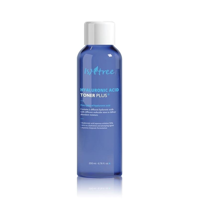 ISNTREE Hyaluronic Acid Toner Plus 200ml - ravitseva ja kosteuttava kasvovesi hinta ja tiedot | Kasvoöljyt ja seerumit | hobbyhall.fi