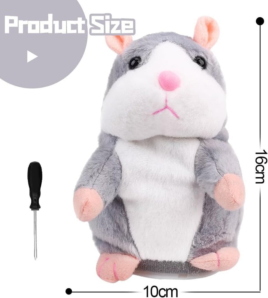 Puhuva hamsterilelu Wishstar D2 hinta ja tiedot | Pehmolelut | hobbyhall.fi