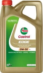 Castrol Edge 0W30 LL moottoriöljy, 5L hinta ja tiedot | Moottoriöljyt | hobbyhall.fi