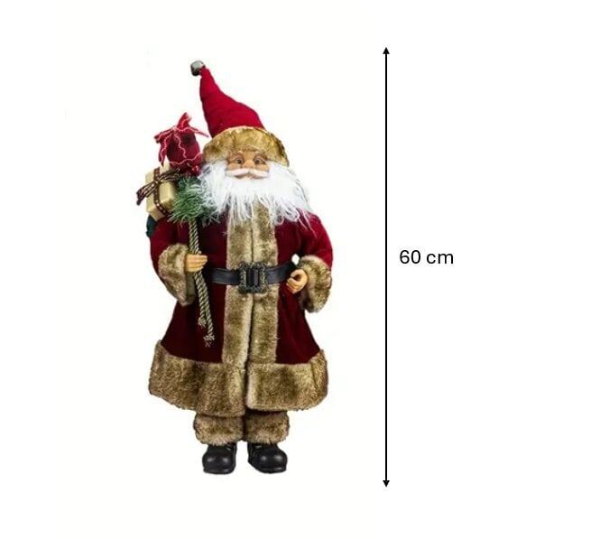 Joulupukki, 60cm hinta ja tiedot | Joulukoristeet | hobbyhall.fi