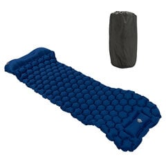 Camping Sleeping Pad Matt Jalkapuristin puhallettava tyynypatja telttaretkeilyyn TravelPurplish Blue hinta ja tiedot | Retkeilyalustat, piknikhuovat | hobbyhall.fi