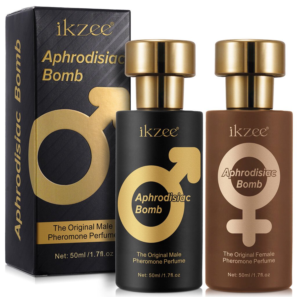 2kpl ikzee Pheromone Perfume Charm Seduction Perfume miehille ja naisille Pitkäkestoinen kevyt tuoksu tuoksu 50ml hinta ja tiedot | Intiimipesutuotteet | hobbyhall.fi