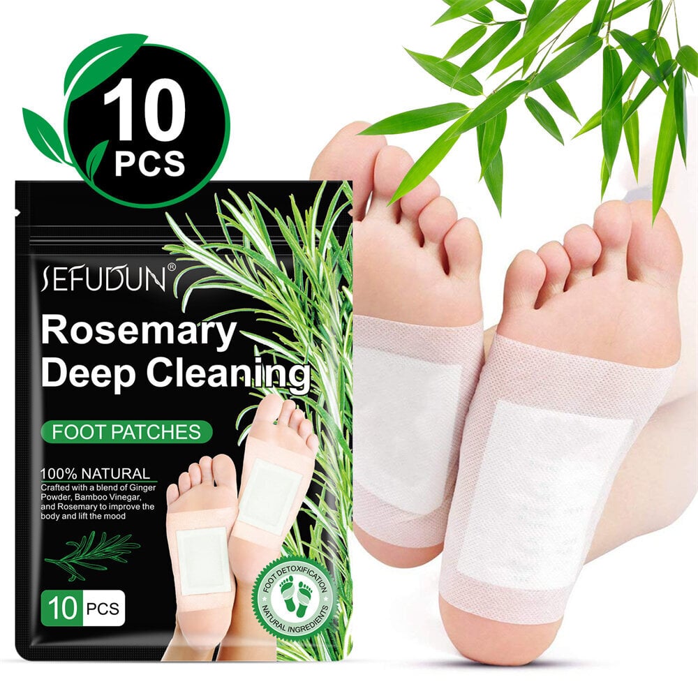 SEFUDUN Rosemary Foot Patch kosteudenpoisto parantaa unta Rosmariinijalkalaastari 10kpl hinta ja tiedot | Intiimipesutuotteet | hobbyhall.fi