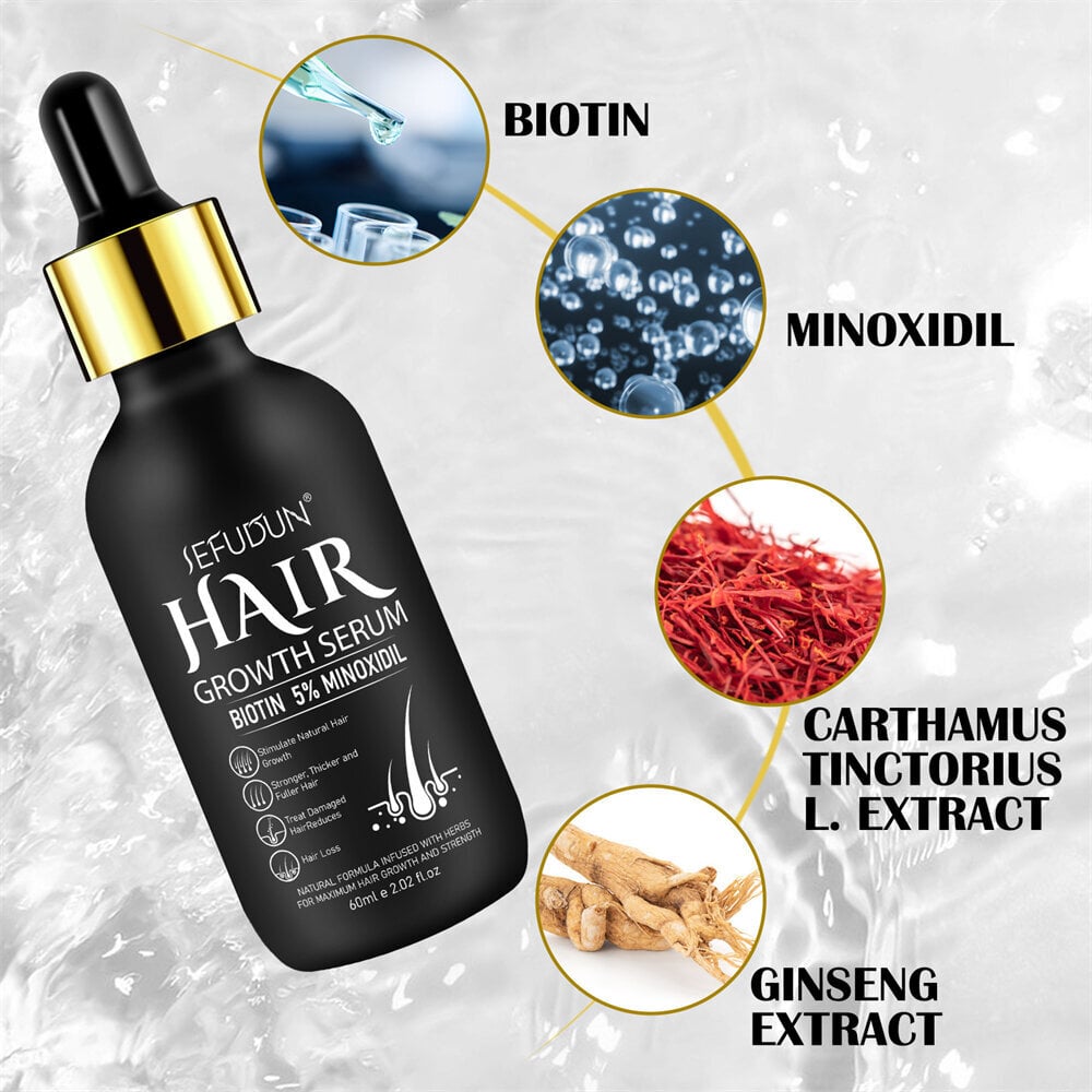 SEFUDUN Minoxidil Hair Growth Essence Kosteuttaa hiuspohjaa ja ehkäisee hiustenlähtöä microne Rollerilla hinta ja tiedot | Intiimipesutuotteet | hobbyhall.fi