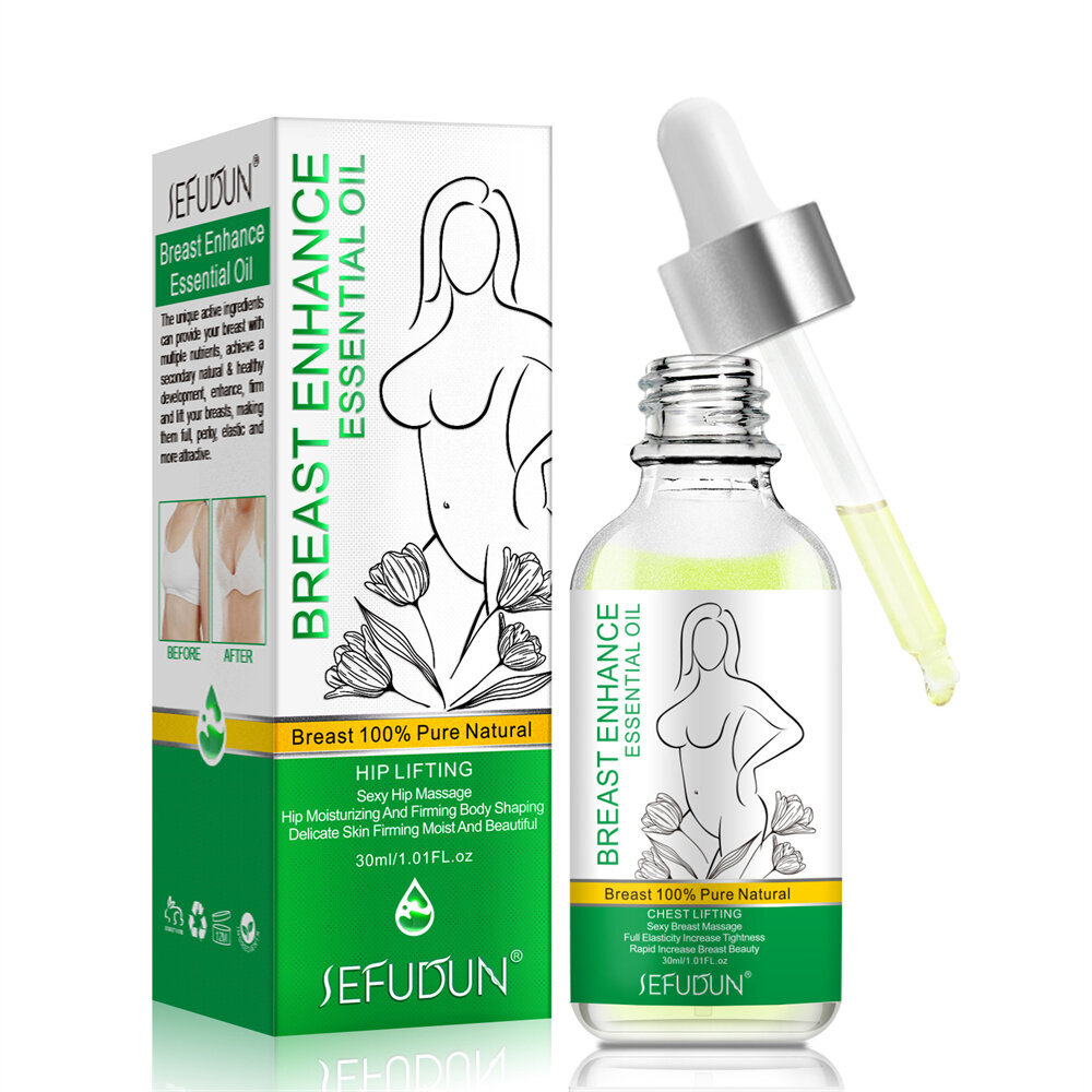 SEFUDUN Breast Enhancement eteerinen öljy on täyteläinen, kiinteä ja kiinteyttävä synnytyksen jälkeinen rintojen suurennus Eteerinen öljy 30ml hinta ja tiedot | Intiimipesutuotteet | hobbyhall.fi