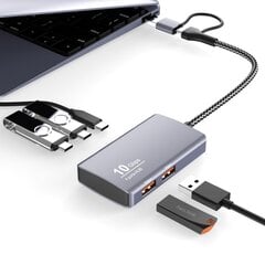 Type-c10G-telakointiasema + USB3.2Gen2HUB 5-in-1 -jakaja 10G nopea lähetyskeskitin (2A+2C+DC) hinta ja tiedot | Meeare Store Autotuotteet | hobbyhall.fi