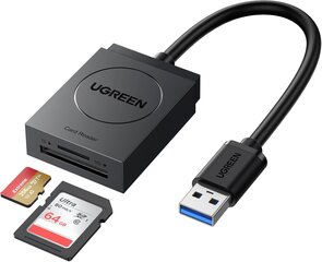 SD-kortinlukija USB 3.0 Dual Slot Flash-muistikortinlukija Macille Windows Linux Chrome Lue 2 korttia samanaikaisesti hinta ja tiedot | Meeare Store Autotuotteet | hobbyhall.fi