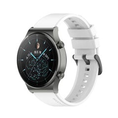 (Huawei GT3 46mm White) 22mm Virallinen silikonikorvaus Gt2 Pro ranneke Huawei Watch Gt 2 Pro Sport Alkuperäinen kelloranneke Ranneke Rannekoru vyö|Kellorannekkeet| hinta ja tiedot | Älykellojen ja aktiivisuusrannekkeiden lisätarvikkeet | hobbyhall.fi