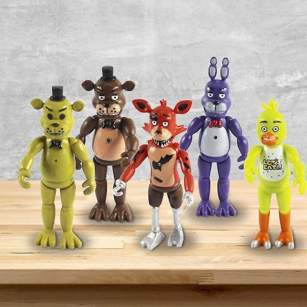 kpl/setti Five Nights At Freddys Action Figuurit Lelukokoelma Lasten Joululahja Kuvassa hinta ja tiedot | Pienoismallit | hobbyhall.fi