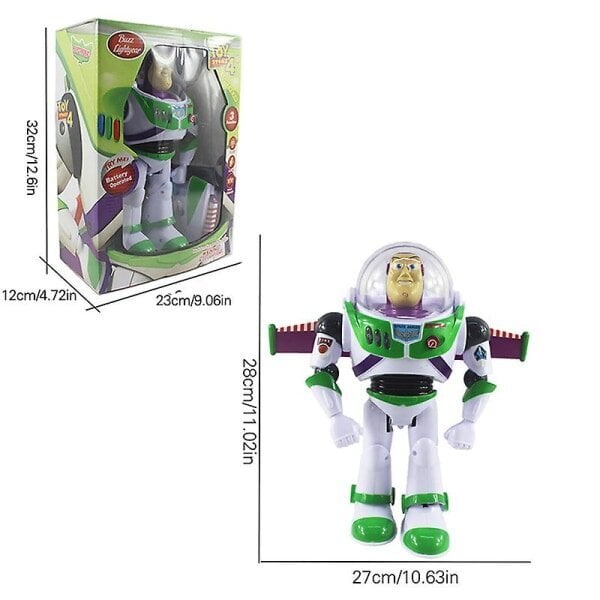 Buzz Lightyear Action Figure Interactive Talking Ti hinta ja tiedot | Pienoismallit | hobbyhall.fi