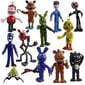 5 kpl Five Nights At Freddys -toimintahahmot Toy Security Breach -sarja Glamrock Foxy Bonnie Fazbear PVC-nuket Fnaf lapsille -lahja hinta ja tiedot | Pienoismallit | hobbyhall.fi