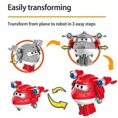 36 tyyppiä Super Wings 2 \" Scale Mini Transforming Anime Deformation Plane Robotti Toimintafiguurit Transformaatiolelut lapsille Lahjat (FMY) Jero... hinta ja tiedot | Pienoismallit | hobbyhall.fi