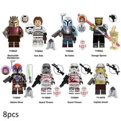 kpl Star Wars Mandalorian Rakennuspalikat Mini Toimintahahmot Kootut Minihahmot Lelut Lapset Aikuiset Fanit Lahjat Db hinta ja tiedot | Pienoismallit | hobbyhall.fi