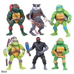 kpl Teenage Mutant Ninja Turtles -toimintafiguurisetti - Keräilyfiguurit kodin sisustukseen, leluja lapsille ja aikuisille hinta ja tiedot | Pienoismallit | hobbyhall.fi