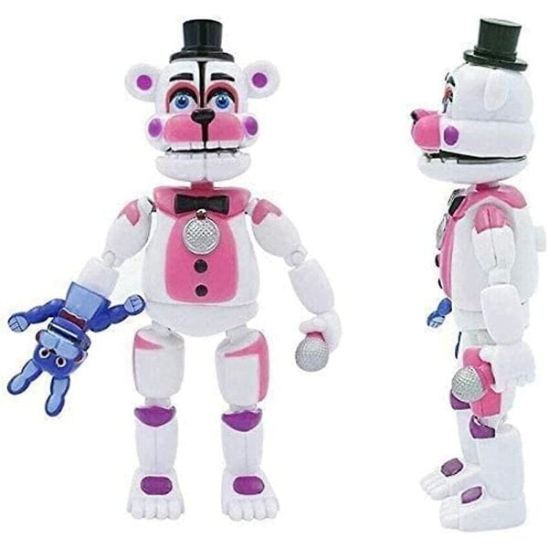 5. / Set Five Nights At Freddy's Game Fnaf Figur Funtime Freddy Foxy Sister Sijainti Lightning Rörliga Toimintahahmo Esittelee Kuvassa hinta ja tiedot | Pienoismallit | hobbyhall.fi