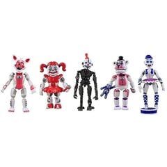 5. / Set Five Nights At Freddy's Game Fnaf Figur Funtime Freddy Foxy Sister Sijainti Lightning Rörliga Toimintahahmo Esittelee Kuvassa hinta ja tiedot | Pienoismallit | hobbyhall.fi