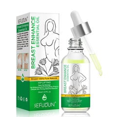 SEFUDUN Breast Enhancement eteerinen öljy on täyteläinen, kiinteä ja kiinteyttävä synnytyksen jälkeinen rintojen suurennus Eteerinen öljy 30ml hinta ja tiedot | Intiimipesutuotteet | hobbyhall.fi