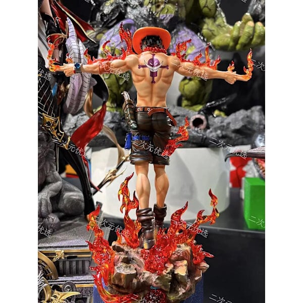 28cm One Piece Ace Figuurit Portgas D Ässäfiguurit Toimintafiguurit Gk Figuurit Pvc Valopatsaalla Malli Joululelu Lahjat laatikolla hinta ja tiedot | Pienoismallit | hobbyhall.fi