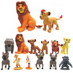 12 kpl Leijonavartijan figuurilelut Lion King -sarjan toimintafiguurit 12 kpl hinta ja tiedot | Pienoismallit | hobbyhall.fi