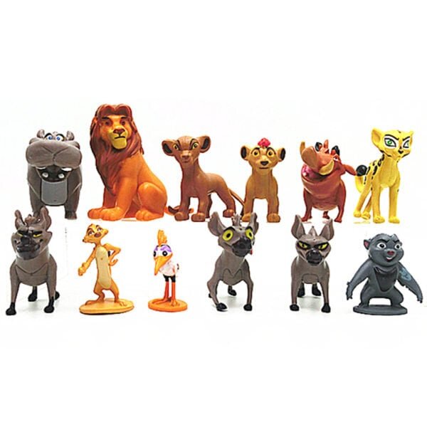 12 kpl Leijonavartijan figuurilelut Lion King -sarjan toimintafiguurit 12 kpl hinta ja tiedot | Pienoismallit | hobbyhall.fi