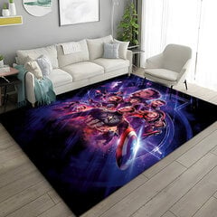 (Tyyli J-60x90cm (24x35in)) Sarjakuva Avengers Suuren alueen Matot 3D Matto Koti olohuoneeseen Lapsille Makuuhuoneen Sohva Kynnysmatto Sisustus Lasten Liukumaton lattia hinta ja tiedot | Isot matot | hobbyhall.fi