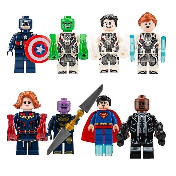 40 kpl Avengers-minihahmo Rakennuspalikat Lelut Toimintafiguurit Lapsille Faneille Syntymäpäivälahjat [DmS] hinta ja tiedot | Pienoismallit | hobbyhall.fi