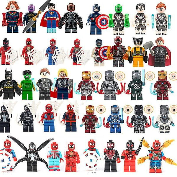 40 kpl Avengers-minihahmo Rakennuspalikat Lelut Toimintafiguurit Lapsille Faneille Syntymäpäivälahjat [DmS] hinta ja tiedot | Pienoismallit | hobbyhall.fi