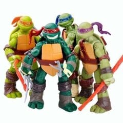 4-pakkaus Teinage Mutant Ninja Turtles Toimintahahmot Lelut Keräilykohteet Kodinsisustus Lapsille Lahjat hinta ja tiedot | Pienoismallit | hobbyhall.fi