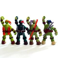 4-pakkaus Teinage Mutant Ninja Turtles Toimintahahmot Lelut Keräilykohteet Kodinsisustus Lapsille Lahjat hinta ja tiedot | Pienoismallit | hobbyhall.fi