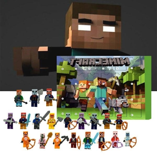 Minecraft joulukalenteri 2024 hinta ja tiedot | Pienoismallit | hobbyhall.fi