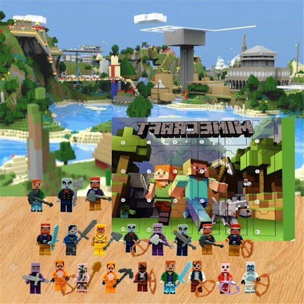 Minecraft joulukalenteri 2024 hinta ja tiedot | Pienoismallit | hobbyhall.fi