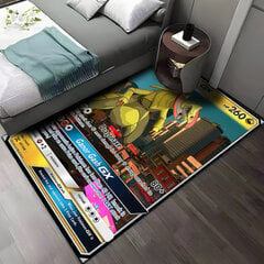 (Tyyli M-40x60cm (16x24in))Japanilainen animekortti Pikachu Suuri matto Olohuone Kodinsisustus Sohvapöytä Matto Liukumaton tuoli Lounge lattiamatto hinta ja tiedot | Isot matot | hobbyhall.fi