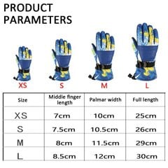 Lasketteluhanskat lumilautailuun, vedenpitävät talvihanskat, kylmä hinta ja tiedot | Miesten hatut, huivit ja käsineet | hobbyhall.fi